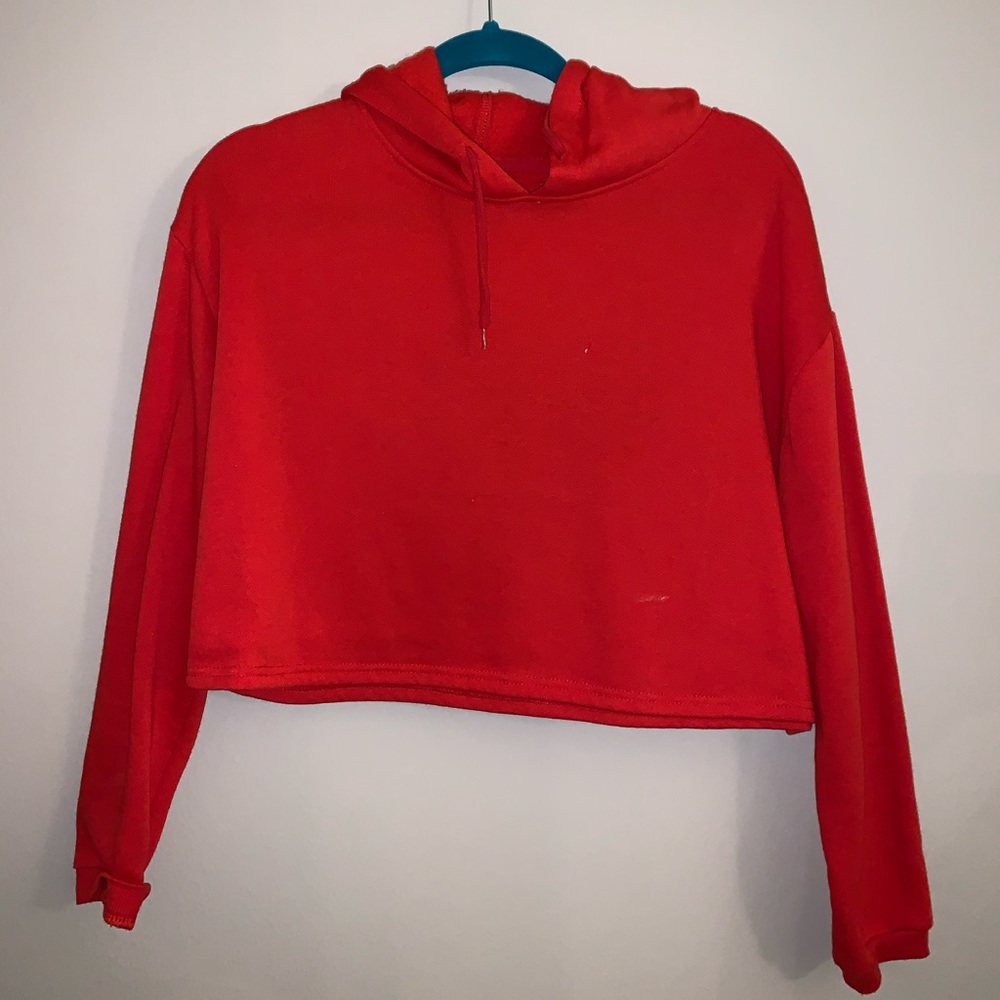 Crop top hoodie
